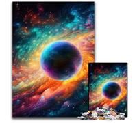 Colorful Planet 1000 Piece Jigsaw Puzzle Impossible Jigsaw Puzzles for Adults Ideal for Teenagers & Collectors, Travel Gift, Family Activity 26X38CM/10.23x14.96inch