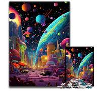 Colorful Planet 1000 Pieces Puzzle Gifts Jigsaw Puzzles for Adults Family Activity, DIY Home Decor, 50x75CM/19.68x29.52inch