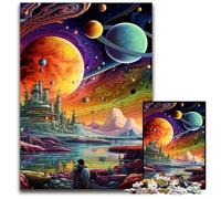 Colorful Planet JigsawPuzzle 1000 Pieces for Adults Challenging Puzzles Brain Teaser, Adult Game, Family Interactive Activity 26X38CM/10.23x14.96inch
