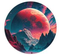 Colorful Planet Mountains 1000 Piece Puzzle Challenging Puzzles Intricate Design for Teenagers, DIY Decor, And Brain-Boosting Fun 67.5x67.5cm