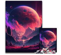 Colorful Planet Mountains Jigsaw Puzzles for Adults 1000 Difficult Puzzles for Adults Creative Family Game & Home Decor, for Teenagers 26X38CM/10.23x14.96inch