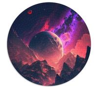 Colorful Planet Mountains JigsawPuzzle 1000 Pieces for Adults Jigsaw Puzzles Educational Brain Teaser, Artistic Home & Office Decor, 14+ Age 67.5x67.5cm