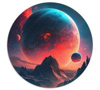 Colorful Planet Mountains JigsawPuzzle 1000 Pieces for Adults Jigsaw Puzzles Educational Brain Teaser, Artistic Home & Office Decor, 14+ Age 67.5x67.5cm