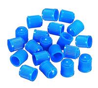 Colorful Plastic Tyre Valve Dust Caps for Car, Motorbike, Trucks, Bike and Bicycle (50pcs) blue