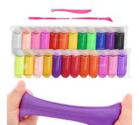 Colorful Play Dough Kit with Accessories, Safe Colorful Modeling Toy for Girls DIY Home School Classes