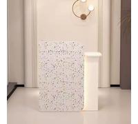 Colorful Polka Dot Reception Desk80cm Modern Office Counter with Drawers Perfect for Beauty Salons & Wellness Centers Stylish Reception Table for Professional Spaces