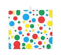 Colorful Polka Dots Printed Kitchen Drain mat countertop Absorbent mat Suitable for Various countertops