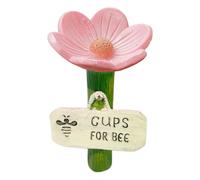 Colorful Pollinator Feeder, Butterfly Flower Cups, Compact Station For Hygienic Material With Easy Fill Design, Garden Wildlife Care Tool, Farm Butterfly Feeder Flowers