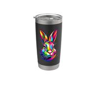 Colorful Pop Art Bunnies Bunny Rabbits Rabbit Lover Stainless Steel Insulated Tumbler
