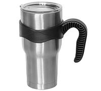 Colorful PoPo 30 oz Tumbler Handle - Available for 30oz Yeti Tumbler, OZARK TRAIL and more - BPA FREE (30 ounce, Black)