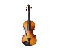 Colorful Popular Violin Beginner Acoustic Violin Solid Wood Violin Full Size Violin Violin for Beginners(Brown,3-4)