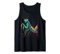 Colorful Praying Mantis Artwork Entomology Entomologist Tank Top