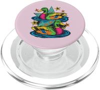 Colorful Preppy Duck Lake Aesthetic Design PopSockets PopGrip for MagSafe