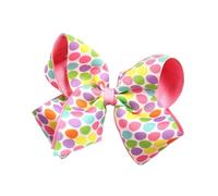 Colorful Print Easter Theme Hair Clip Festival Hair Bows for All Ages Great for Holiday Celebrating Easter Days Gift Accessory