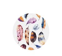 Colorful Print Printing 10 Pcs Car Air Freshener Fragrant Sheets,Car Hanging Accessories With Strings For Decor