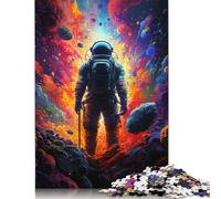 Colorful Psychedelia for Space Adventurers Puzzle Fun Premium Cardboard Jigsaw Puzzle for Boy Or Girl 1000pcs (38x26cm)