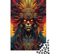 Colorful Psychedelia for Warriors Puzzle Family Fun 100% Recycled Cardboard Jigsaw Puzzle for Kids And Adults Age 12 Years Up 1000pcs (38x26cm)