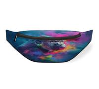 Colorful Psychedelic Gorilla Waist Bag Pack for Women Men Kids Girls Boys Fanny Pack Bumbags Pouch Purses Belt Bag for Travel Sport Running
