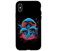 Colorful Psychedelic Mushroom Street Art Design Case for iPhone X/XS