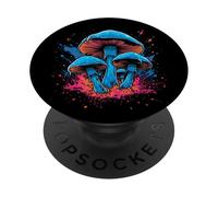 Colorful Psychedelic Mushroom Street Art Design PopSockets Adhesive PopGrip