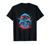 Colorful Psychedelic Mushroom Street Art Design T-Shirt