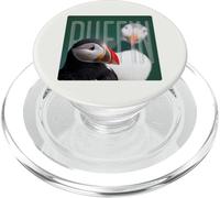 Colorful Puffin Bird Close-Up Nature Photography PopSockets PopGrip for MagSafe