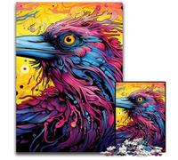 Colorful Purple Duck 1000 Piece Jigsaw Puzzles for Adults Impossible Jigsaw Puzzles for Adults Ideal And Home Decor 50x75CM/19.68x29.52inch