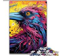 Colorful Purple Duck Jigsaw Puzzles 1000 Pieces for Adults Difficult Puzzles for Adults Perfect for Family Fun on Christmas, Thanksgiving, Birthdays & Easter 26x38cm