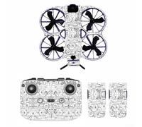 Colorful PVC ers and Body ors for DJI NEO2, 1-Pack, Scratch-Resistant Film Set, Easy-Apply & Removable, ion, Dr Enthusiasts and Aerial Photography Hobbyists(A)