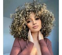 Colorful Queen Gogo Curl Crochet Hair 7 Bundles with Water Wave for Women 8 Inch Short Curly Braids Ombre Hair Light Brown Deep Wave Ca Braided