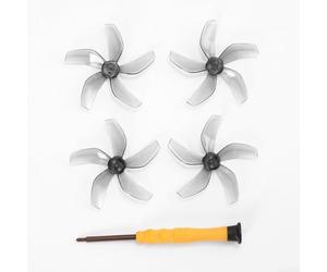 Colorful Quick-Release Paddle Blades for DJI NEO2-4 Pack PC Material Props, Easy Install Dr Accessories for Smooth Flight and Custom Style(gray)