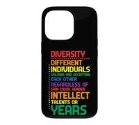 Colorful Rainbow Diversity Definition Case for iPhone 13 Pro