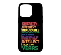Colorful Rainbow Diversity Definition Case for iPhone 15 Pro Max