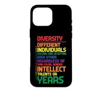 Colorful Rainbow Diversity Definition Case for iPhone 16 Pro Max