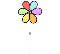 Colorful Rainbow Flower Spinner Wind Windmill Garden Yard Outdoor Decor Windmills For The Yard Garden