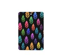 Colorful Rainbow Leaves Pattern Car Air Freshener | 4 Pcs Hanging Scented Cards Fragrance Scented Cards For Car