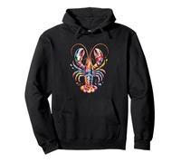 Colorful Rainbow Lobster BoldVibrant Ocean Sea Life Pullover Hoodie