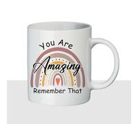 Colorful Rainbow Mug Gifts | You are Perfect Mug |Inspiration and Motivational Tea Coffee Cup | Thinking of You Gifts | Inspirational Gifts for Everyone. Get Inspired and Motivated with This Mug