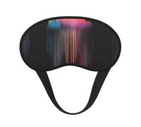 Colorful Rainbow rain Printed Eye mask, for Sleeping, Light-Blocking, Soft and Comfortable, Elastic Band