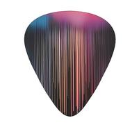 Colorful rainbow rain Printed pick set - 12 pieces, thin, medium and thick guitar picks, suitable for guitar, bass, electric guitar and ukulele