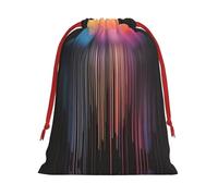 Colorful rainbow rain S Patterned Gift Bags - Add a touch of formality to weddings, Christmas, birthdays, and anniversaries - (S - L)