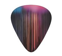 Colorful rainbow rain the 12-piece guitar picks include three picks: thin, medium and heavy. suitable for electric, acoustic and bass guitars of all strengths