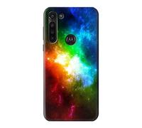 Colorful Rainbow Space Galaxy Case Cover For Motorola Moto G8 Power