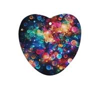 Colorful Rainbow Stars Car Air Freshener Hanging, Long Lasting Scented Car Aromatherapy Tablets, Love form Fragrance Scented Cards for Vehicles, Bedroom, Wardrobe White-style
