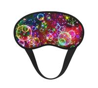 Colorful Rainbow Stars Print Soft Comfortable Eye Mask for Sleeping Light Blocking Nap Travel Camping Night Rest
