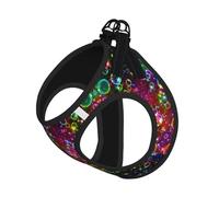 Colorful Rainbow Stars Printing Puppy Summer Vest Harness With Reflective,Dog Accessories For Small Medium Large Dogs And Cats