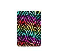 Colorful Rainbow Zebra Printing 10 Pcs Car Air Freshener Fragrant Sheets,Car Hanging Accessories With Strings For Decor