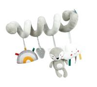 Colorful Rattle Toy for Crib with Stuffed Elephant Charm for Infants Baby Sensory Development for Visual and Hearing Newborns Travel