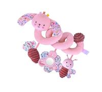 Colorful Rattle Toy for Crib with Stuffed Toy Elephant Charm for Infants Baby Sensory Development for Visual and Hearing Baby Entertainment