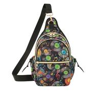 Colorful Record Animal Print Bag for Teens all over Print Daily Commute
